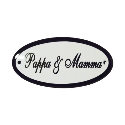 Deurbord Pappa & Mamma