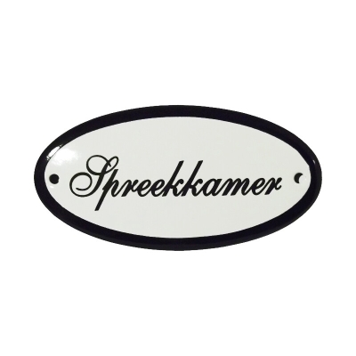 Deurbord Spreekkamer