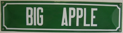 Straatnaambord Big Apple